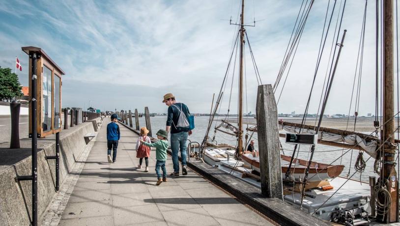 Sejlskib i Nordby Havn på Fanø | Vadehavskysten